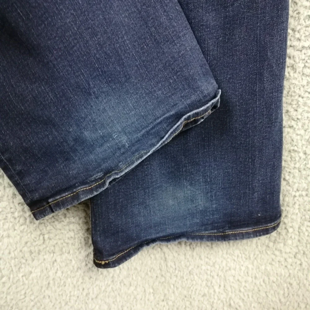 Kut From The Kloth Womens Jeans Baby Boot Cut Blue Denim Dark Mid Short 16S